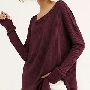 Free People North Shore Thermal Tunic Top